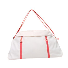 Travel Duffel Bag with Multi Compartment Design, Carry On Weekender Gym Bag for Women and Men, White