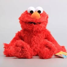 (Elmo) Street Sesame Hand Puppet Plush Toys Elmo Cookie Monster Ernie Stuffed Dolls Toy