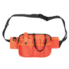 Waterproof Waist Bag with Adjustable Belt and Multi Pocket Design for Efficient Tool Storage Orange