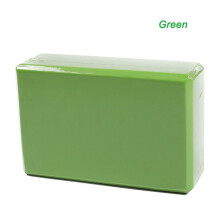 (Green)Yoga Block Pilates Foam Foaming Brick Fitness Exercise Stretch Stretch Health