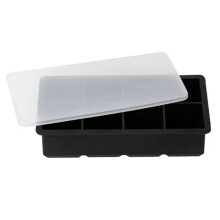 Forma de Bolo de Gelo de Silicone, Forma de Gelo , Forma de Bolo de Gelo Quadrada, Forma de Bolo de Gelo com 8 Grades para Coquetel de Uísque