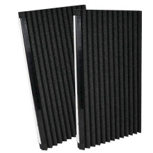 2 Painéis de Isolamento de Espuma para Ar-Condicionado de Janela, Kit de Painel Isolante Lateral para Ar-Condicionado, 17 Pol. de Altura X 9 Pol. de