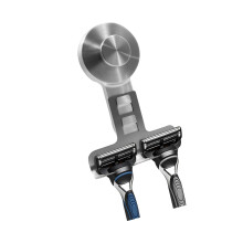 Étagère de douche en acier inoxydable, avec-Rond d'argent