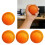 Balle de Baseball élastique en PU souple, jouet à-Orange 3