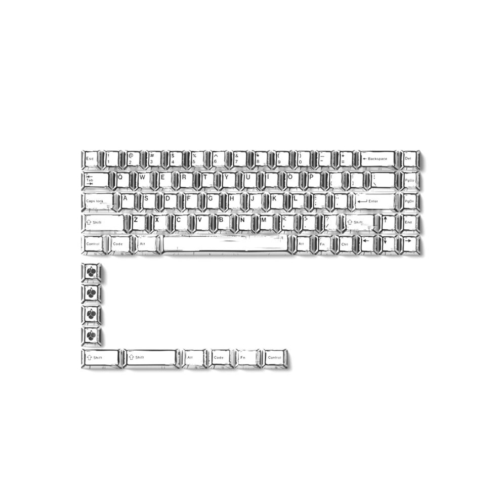 Comic Keycaps Eva01 Bow- Profile Pbt Dye-Sub 78 Keys For Mechanical Gaming Keyboard 61/61/63/64/68 Layouts A 6032993220879