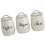 Elegant Round Tea Sugar Coffee Canister Storage Jar With 1