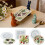 Rabbits Silicone Mould With Intricate- Strawberry square 3