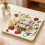 Rabbits Silicone Mould With Intricate- Strawberry square 6