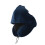 Full Support Hooded molded Pillow With Secure-Navy blue 1