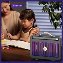 Rechargeable Cordless Electric Mosquito Killer Indoor Outdoor High Power Fly Bug Zapper Mosquitos Killing Lamp Black