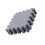 4 Stück Gitter-Strickblockiermatte, 31,8 x 31,6 cm,-grau 1