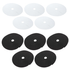 20Pcs Round Non-Woven Tree Protection Mats Mulch Cloth for Gardening