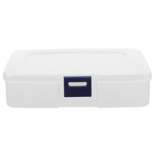 5-Compartment Saw Blades Storage Box, Plastic Organizer for Workshop DIY