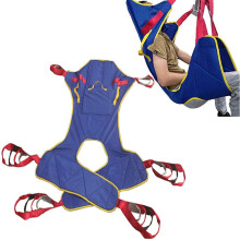 Gait Transfer Belt with Leg Straps for Elderly, Adjustable Support and Caregiver Grip Handles