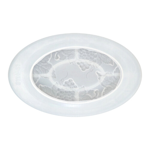 Food Grade Silicone Baking Mould Featuring-Grape oval plate mol