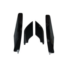 For Pajero V73 V77 V93 V97 2009-2018 Car Luggage Roof Rack Luggage Rack Decorative Cover Black