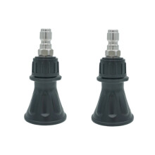 Stainless Steel Pressure Washer Nozzle Set with 25 and 40 Tips 1/4 Quick Connection 040