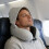 Airy Chilled Fabric Round Support pillow With Secure-Black 3