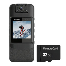 Caméra Embarquée Numérique HD 4K 1000 MAh avec Enregistrement Longue Durée et Vision Nocturne, Idéale pour une Utilisation en Extérieur.