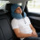 Body Friendly Support Pillow Having Fastening Cord-Light Grey 5