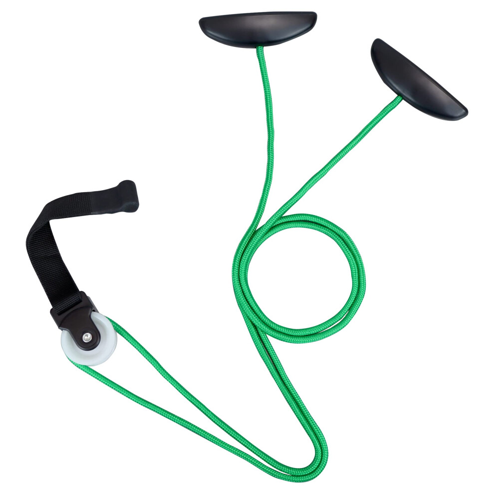 Green Shoulder Pulley System For Physical Therapy, Over Door Shoulder Rehab Pulley For Rotator Cuff Recovery (Green)