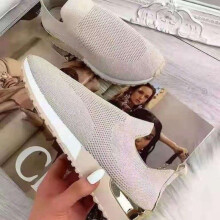 (Beige,42)New Womens Sports Shoes Fashion Womens Breathable Mesh Sports Shoes Anti Slip