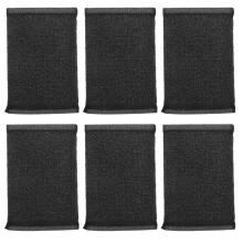 6pcs Heavy Duty Stainless Steel Scrubbers for Dishes, NonScratch Steel Wool Kitchen Sponges for Pots and Pans