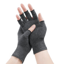 Arthritis Gloves with Gentle Compression Support, Fingerless Design for Men and Women, Carpal Tunnel Relief