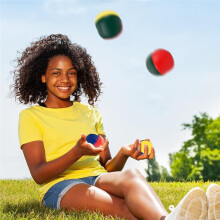Jongleerballen voor Beginners, Kleurrijke Zachte Jongleerballen in Bulkverpakking voor Kinderen en Volwassenen, 30 Stuks