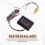 For  Water Temperature Meter 4TNV9498 Engine Water Temperature Gauge Electronic Temperature Sensor 5