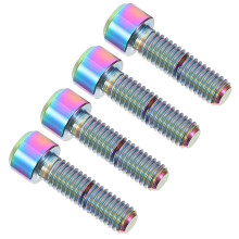 Bike Fixing Bolts 4pcs Titanium Alloy Cyclists