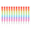 12Pcs Multi Stackable Plastic Cute Pencils for Kids Creative Writing 1