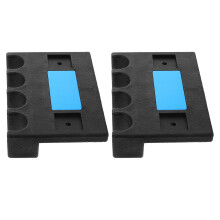 Billiard Pool Accessory Pool Stick Holder Black 2pcs