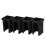 Chair Glide Insert End Cap Black Pa 4pcs 1