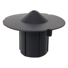 Heavy Duty Black Plastic Mixer Cover Dust Shield for Stand Mixers