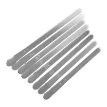 1Set DIY Kalimba Kit 8 Keys Silver Metal Thumb Piano Accessories