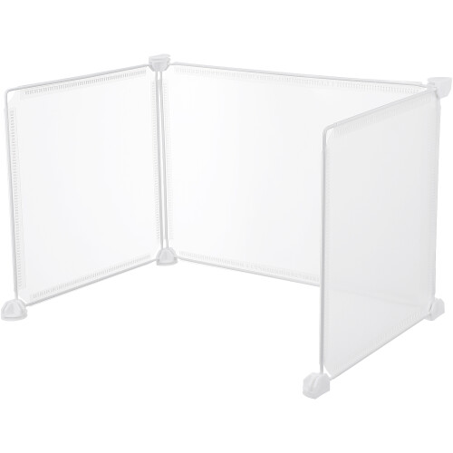 Clear Table Dividers Plastic Transparent 3pcs