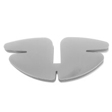 50Pcs Transparent Collar Stiffeners PVC Shirt Collar Support Shapers