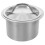 Home Kitchen Built-in Stainless Steel Flush Trash Chute Lid Silver 1
