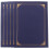 10 Pcs Blank Gilding Envelope Foil Wrapping Paper Certificate Blue 1