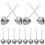 Stainless Steel Mesh Tea Filter Spoon Infuser Silver 12pcs 1
