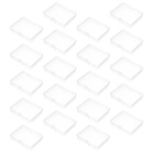20Pcs Clear Plastic Jewelry and Bead Storage Organizer Containers
