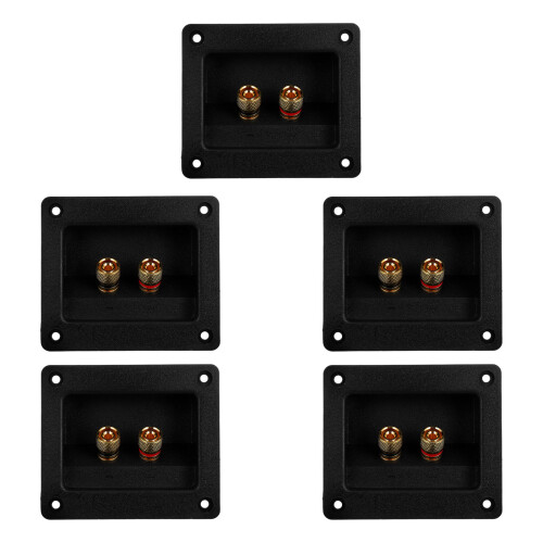5Pcs Speaker Box Terminal Cup Screw Connector for Stereo Subwoofer