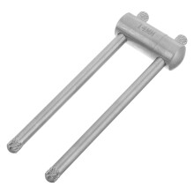 Stainless Steel Pool Cue Tip Press Tool Silver for Billiard Repair