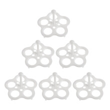 6Pcs White High-Temp Resistant Egg Cooking Rack for Steamer Pot
