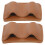2Pcs PU Brown Pen Organizer Clip for Notebook Planner Pen Holder 1