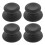 4Pcs Black Heat-Resistant Pot Lid Knobs Universal Replacement Handles 1
