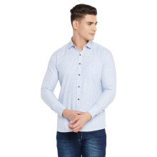 Camisa de Algodón de Manga Larga para Hombre Duke Stardust L.Ceniza