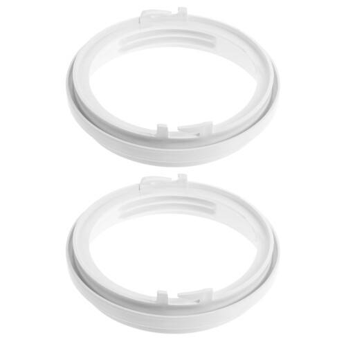 Durable Portable Ac Exhaust Vent Interface White For Home 2pcs