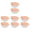8Pcs Ceramic Baking Dish Set Pink Double Handle Nonstick Easy Clean 1